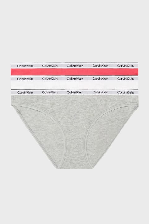 پوشک شورتی Calvin Klein بسته ۳ عددی کشی پنبه‌ای کد 000QD5207ENP4
