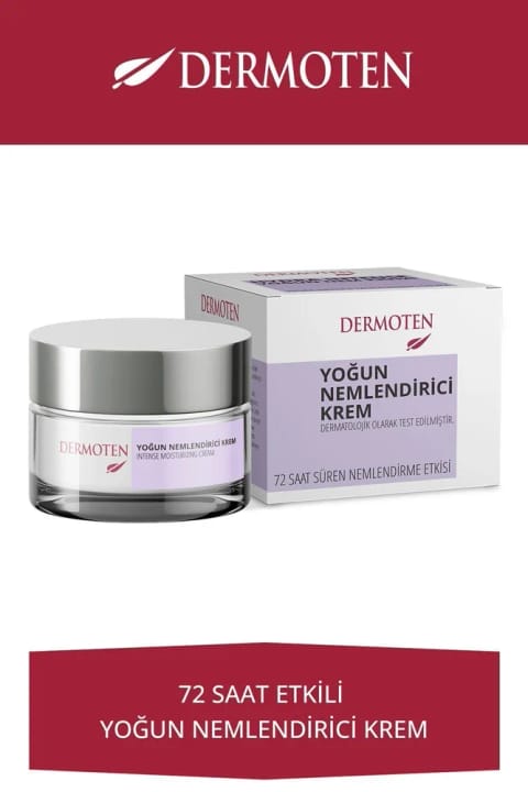 Dermoten 72 ساعت مرطوب‌کننده عمقی پوست 50 میلی‌لیتر
