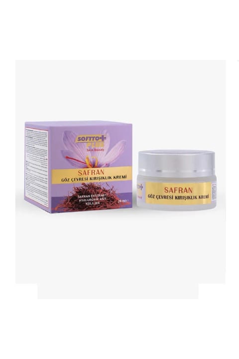 Softto Plus کرم دور چشم ضد چروک با زعفران ۲۰ میل