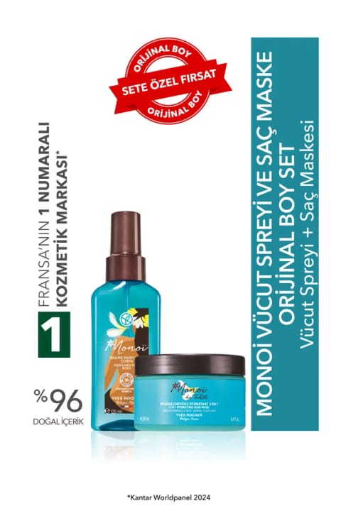 Yves Rocher مونوی اسپری بدن و ماسک مو ست