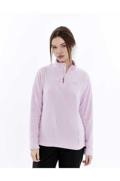 سویشرت نیمه‌زیپ یقه‌ای زنانه Helly Hansen Light صورتی