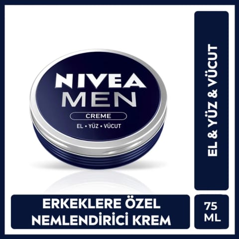 Nivea Men کرم مرطوبکننده دست، صورت و بدن ۷۵ میلیلیتر