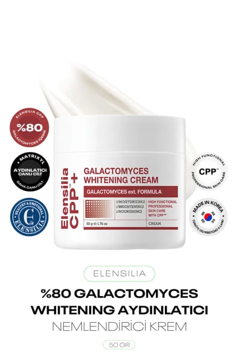 ELENSILIA حاوی ۸۰٪ Galactomyces، پروبیوتیک و Matrixyl 3000 و EGF