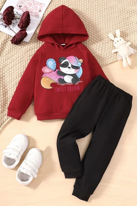ست سویشرت و شلوار بچگانه uyguntarz مدل Sweet Dream Panda