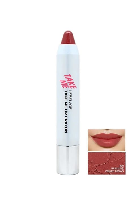 LEBELAGE Take Me Lip Crayon 09 Cremy Brown رژ لب استیکی قهوهای- Bordó
