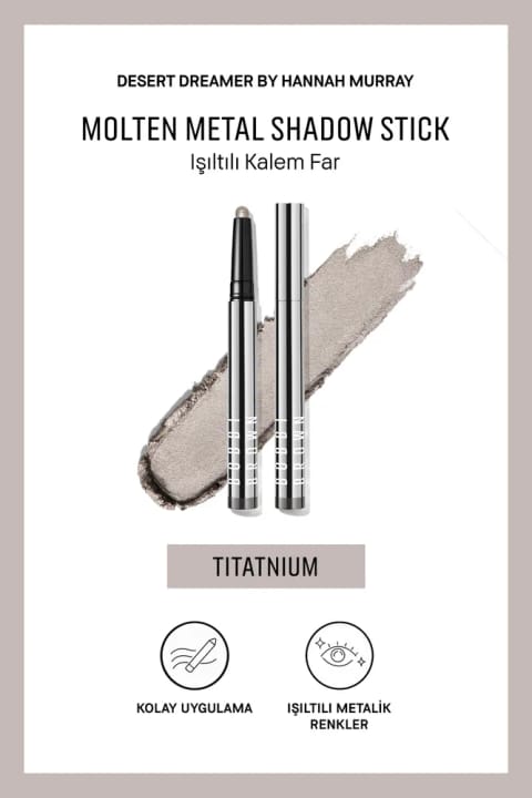 BOBBI BROWN Molten Metal Shadow Stick سایه چشم استیکی متالیک - Titatnium