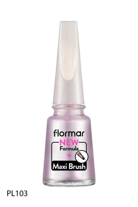 Flormar Oje Yeni Maxi Brush Pearly PL103 Pink Pearly