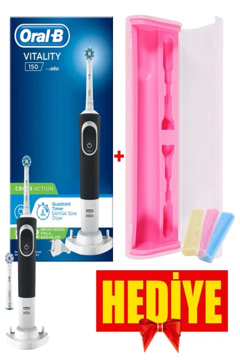 مسواک برقی شارژی Oral-B D150 Cross Action + محفظه بهداشتی