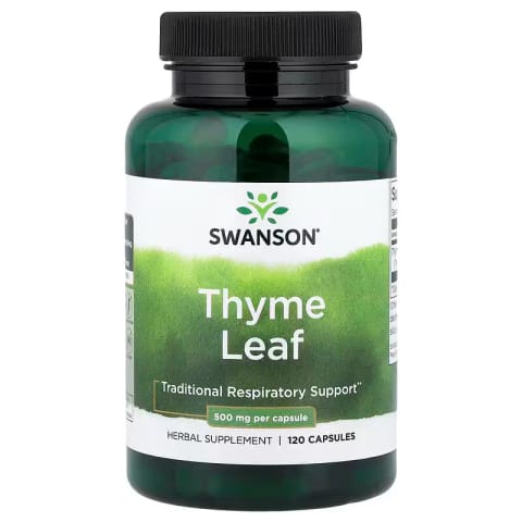 Swanson Thyme Leaf 500 mg 120 کپسول