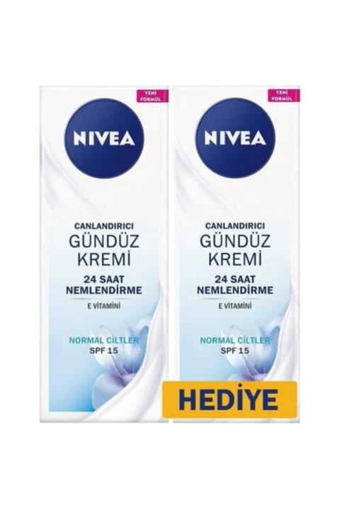 NIVEA کرم روزانه شادابکننده SPF15 مخصوص پوست معمولی 1+1