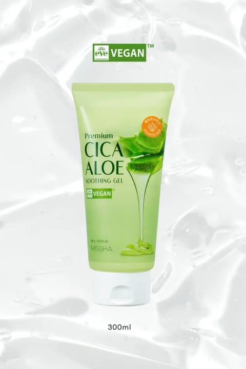Missha مرطوبکننده ژل حاوی کمپلکس Cica Aloe 300ml پریمیوم