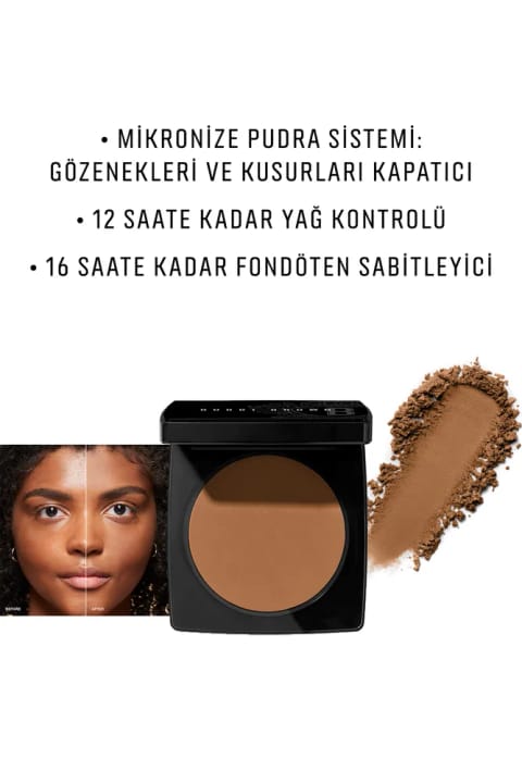 BOBBI BROWN Sheer Finish پنکک فشرده - Basic Brown
