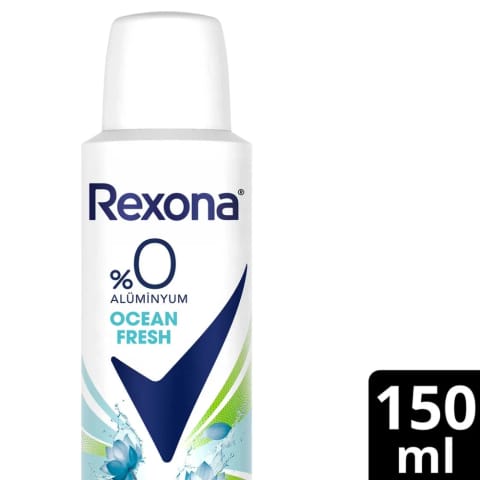 Rexona اسپری ضد تعریق زنانه Ocean Fresh بدون آلومینیوم ۱۵۰ میلی‌لیتر