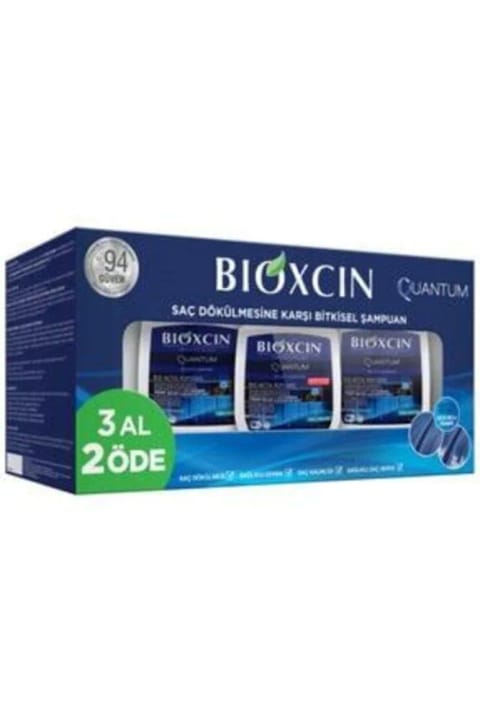 Bioxcin Quantum Bio-activ شامپو ۳×۳۰۰ میلی‌لیتر