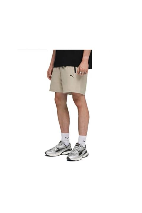 شورت روزمره مردانه Puma Pumatech Shorts 6" Wv مدل 63442161 رنگ خاکستری