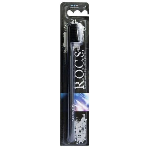 Rocs Black Edition مسواک متوسط