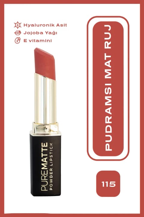 Golden Rose رژ لب پودری مات خالص شماره 115