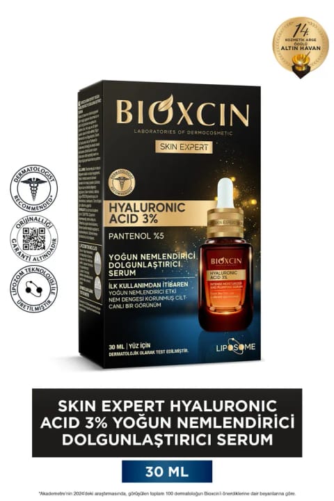 سرم هیالورونیک اسید آبرسان عمیق و حجمدهنده Bioxcin 30 میلیلیتر