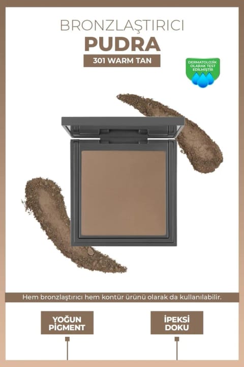 Alix Avien پودر برنزهکننده - Bronzing Powder 301 Warm Tan
