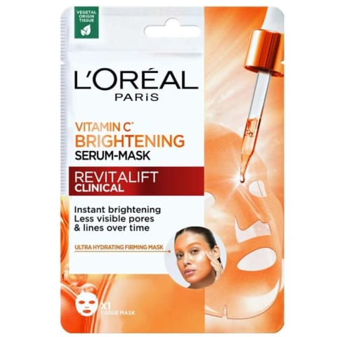 L'Oreal Paris Revitalift Clinical ماسک ژل‌ای فوری روشن‌کننده با ویتامین C