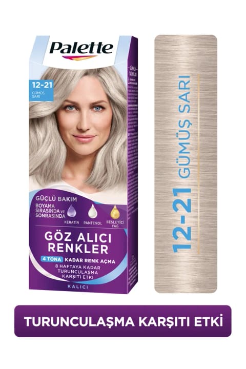 Palette Silver Pentanol & Nourishing Oil Hair Color 12-21