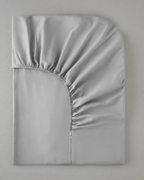 ملحفه کشداری دونفره Pure ۱۰۰٪ پنبه 160x200 سانتیمتر رنگ Çakıl Taşı