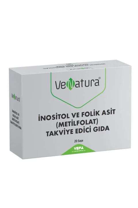 VeNatura Inositol و Folic Acid (Methylfolate) 20 ساشه - فوم سفیدکننده دندان