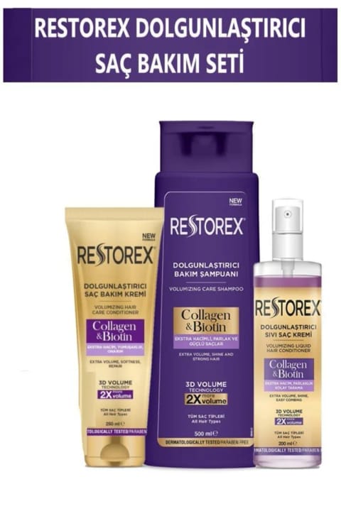 Restorex حجمدهنده ست مراقبت از مو