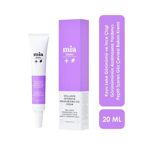 Mia Klinika کرم دور چشم ضد لک، چین و تیرگی حاوی Collagen و Peptide