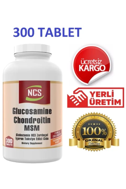 NCS کندرویتین MSM کلاژن زردچوبه ۳۰۰ عددی