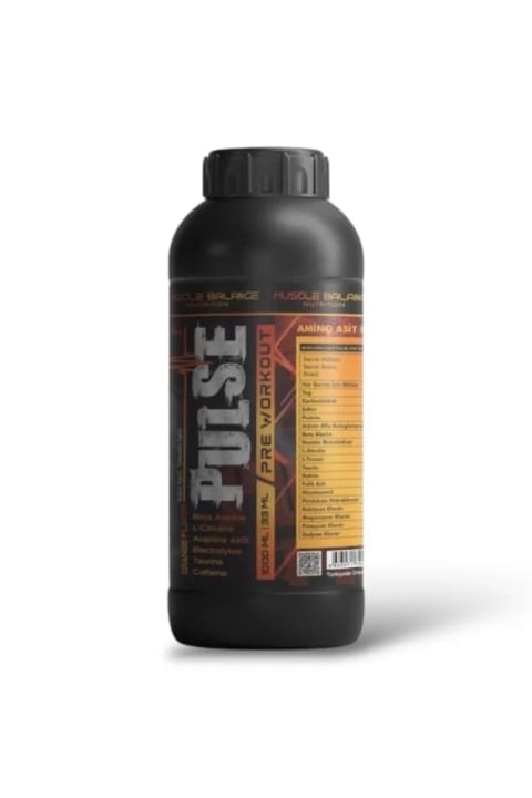 MUSCLE BALANCE Preworkout Pulse 1000 ml 33 سرویس پرتقالی محصول قبل از تمرین