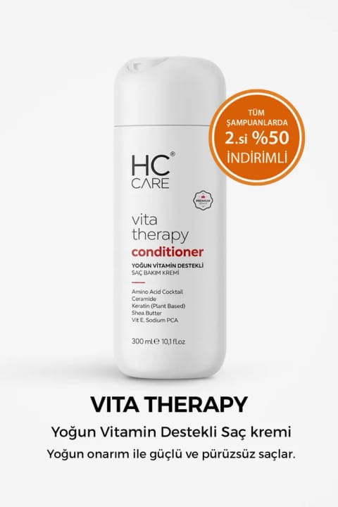 HC Care Vita Therapy ماسک مو ترمیمکننده و مرطوبکننده با ویتامین
