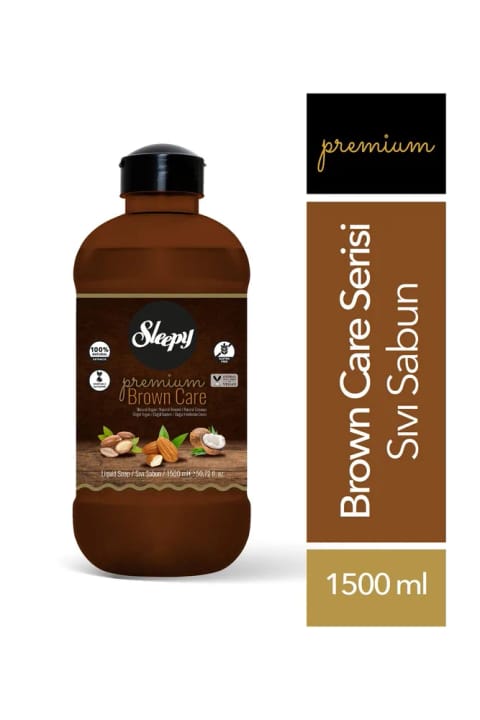 Sleepy Premium Brown Care سری مایع صابون 2x1500 ml