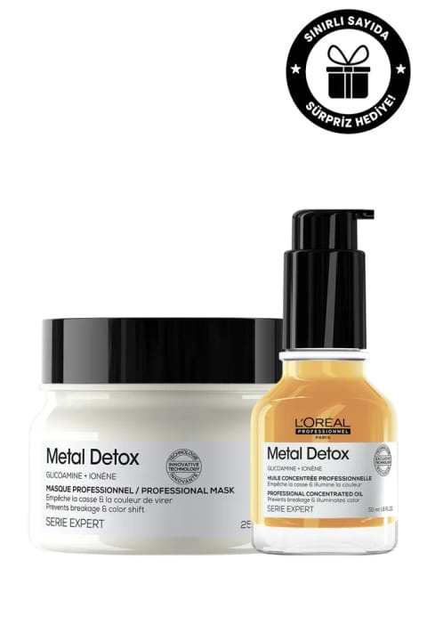 ست پاککننده Metal Detox سری Expert حرفهای L'oreal