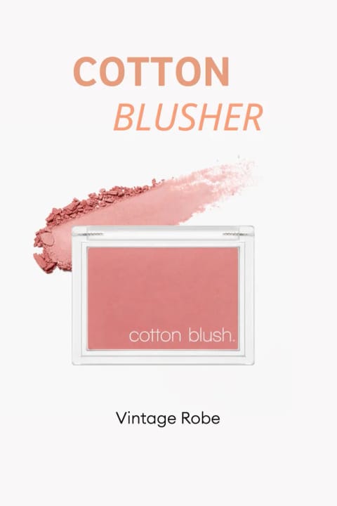 Missha رژگونه مخملی ماندگار و یکدست با پوست، بدون توده Cotton Bl...