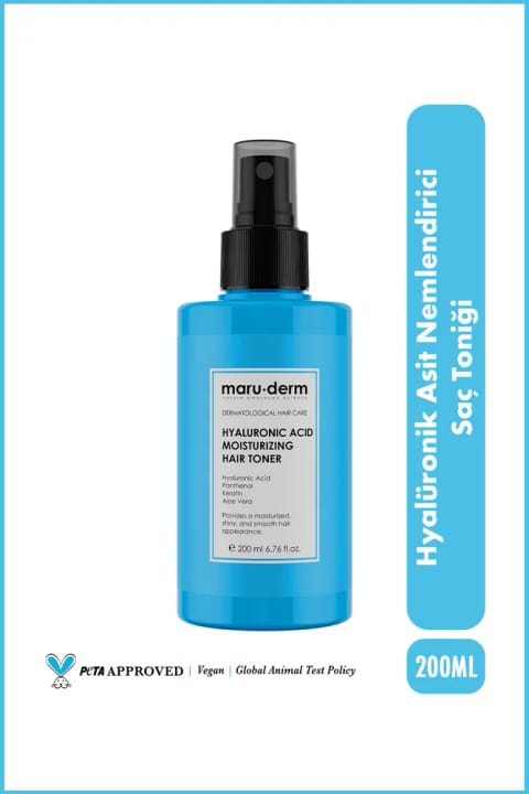 Maru.Derm Hyaluronic Acid مرطوب‌کننده تونیک مو ۲۰۰ میلی‌لیتر | مناسب همه انواع مو...