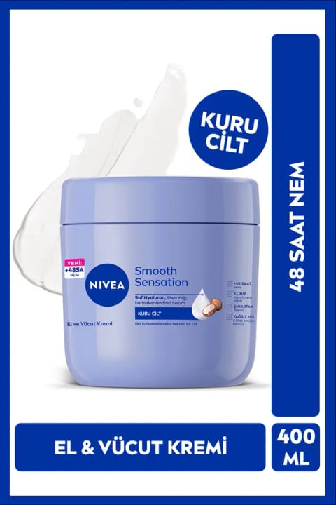 NIVEA Smooth Sensation کرم مراقبت از دست و بدن 400ml