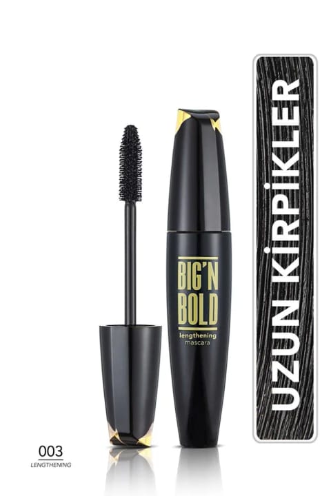 Flormar Big N Bold Mascara - حجمدهنده و بلندکننده مژه - مشکی 003
