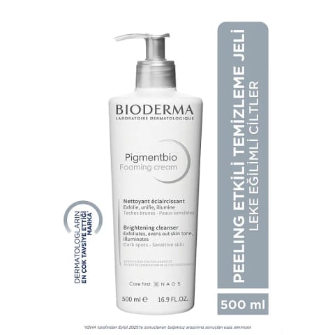 Bioderma Pigmentbio شوینده روشن‌کننده ضدلک با اثر لایه‌بردار 500 میلی‌لیتر