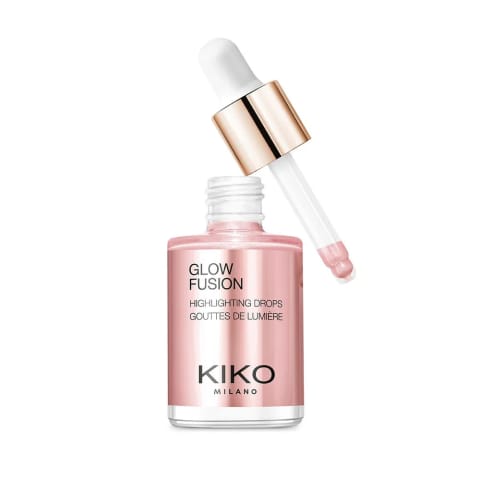 هایلایتر Kiko Milano Glow Fusion Highlighting Drops - 01 Platinum Rose