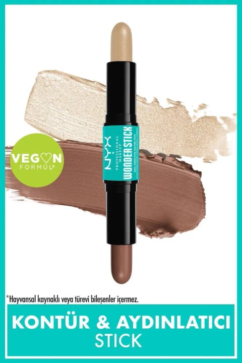 NYX Professional Makeup Wonder Stick دوطرفه کانتور و هایلایتر کرمی — Universal Light