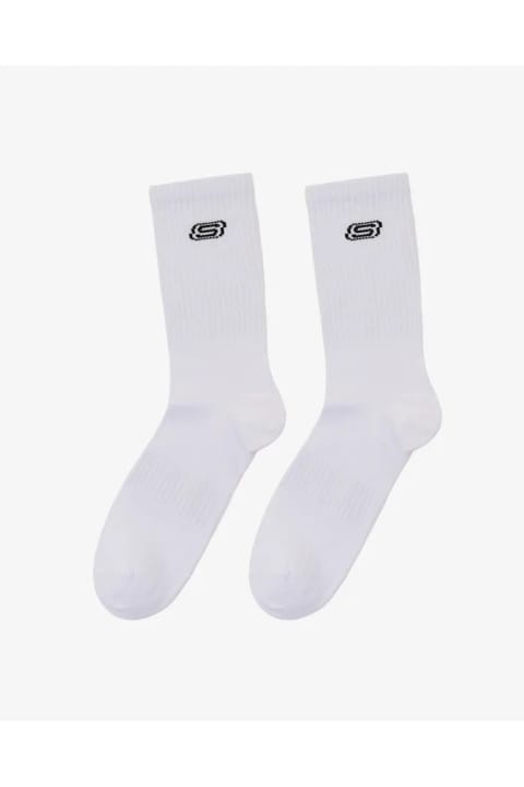 SKECHERS S2520318 U Crew 2 بسته جوراب سفید یونیسکس
