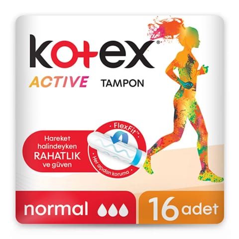 Kotex Active Tampon Normal 16 عددی
