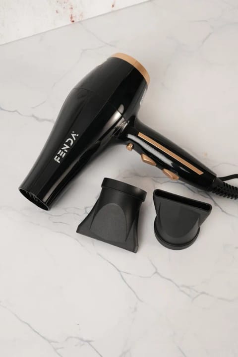 سشوار حرفه‌ای Fenda مشکی FNDSACKR0003
