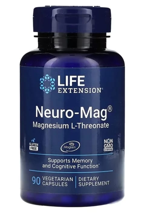 Life Extension Neuro-Mag Magnesium L-Threonate 90 Vegetarian Caps