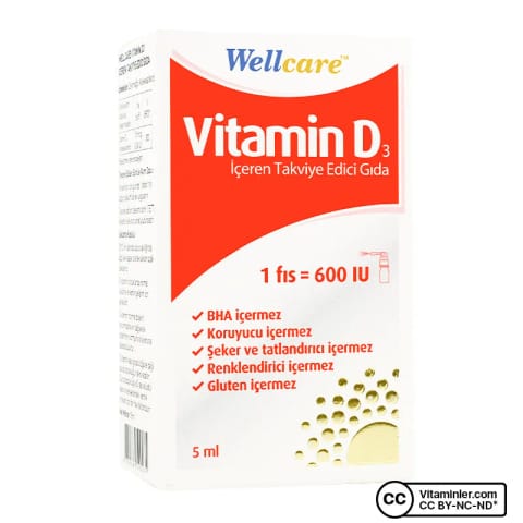 ولکر Vitamin D3 600 IU اسپری ۵ میلیلیتر