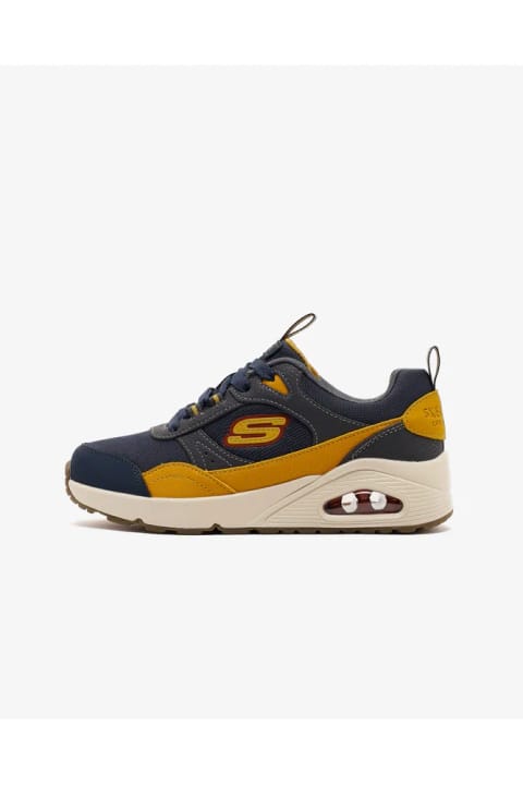 SKECHERS UNO کتانی پسرانه بزرگسال لاکیپوش/زرد مدل 403659L NVYL