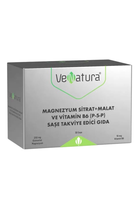 منیزیم سیترات + مالات و Vitamin B6 (P-5-P) ساشه