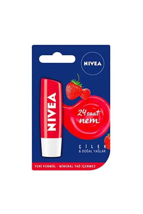NIVEA کرم مراقبت از لب توت فرنگی