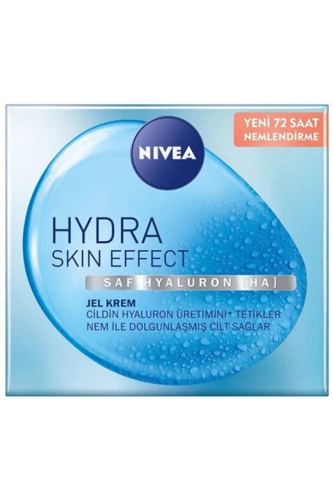NIVEA Hydra Skin Effect ژل کرم مرطوب‌کننده (۵۰ میلی‌لیتر)، هیالورون خالص، ۷۲...